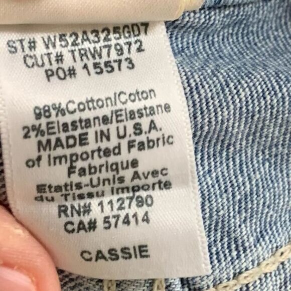 TRUE RELIGION Cassie Rolled Denim Jean Shorts Size 30 - Picture 13 of 16